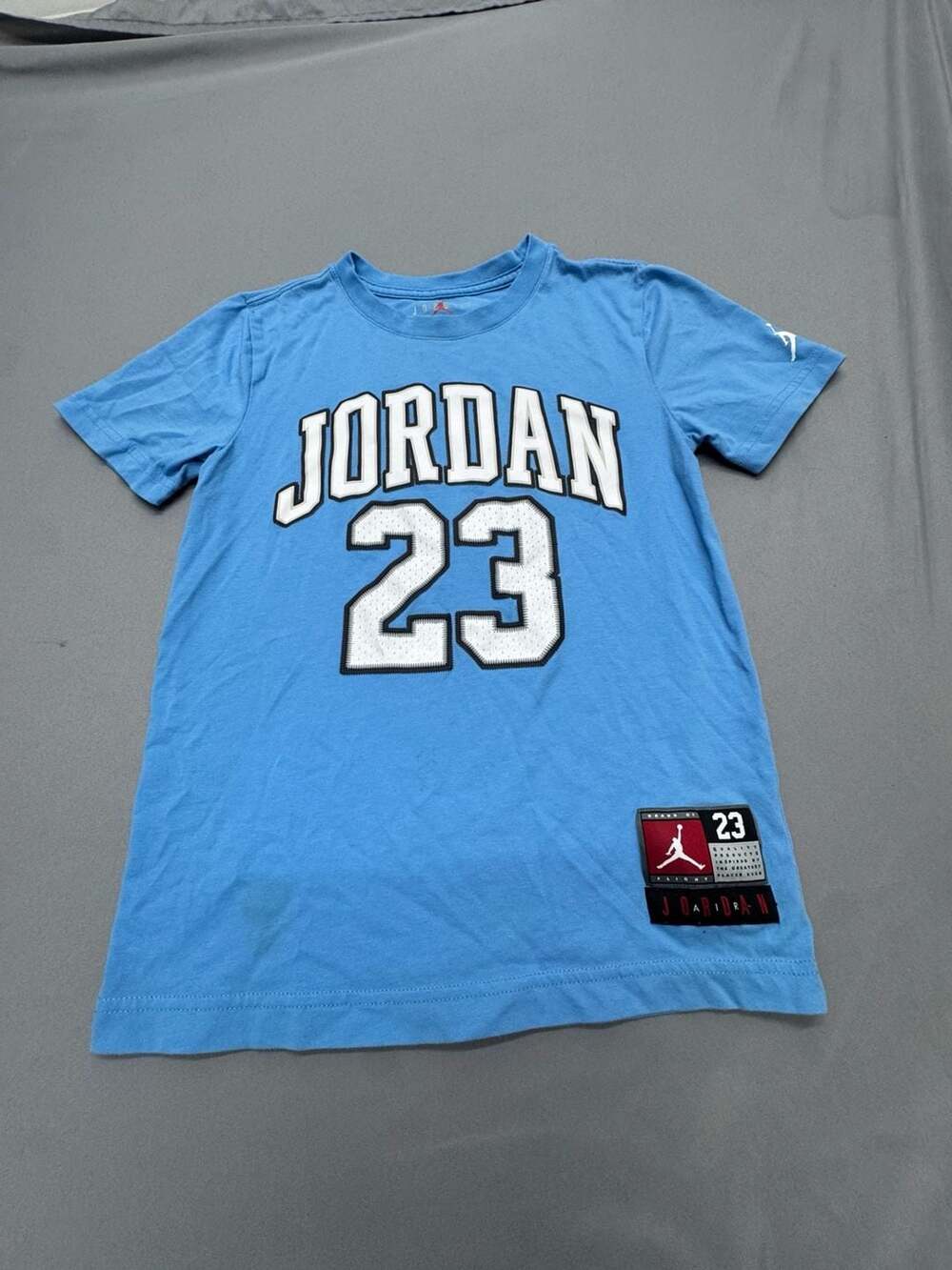 Jordan Practice Flight T-Shirt Size 10-12YRS Blue 23